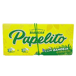 Seda Papelito Tradicional + Piteira C/ Bandeja King Size - Unidade