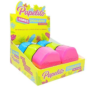 Dichavador Papelito Cores Policarbonato + Container - Display 6 un