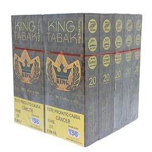 Tabaco Pré-Enrolado King Tabak Extra Suave - Display 10 un