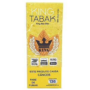 Tabaco Pré-Enrolado King Tabak Tradicional - Maço 20 un