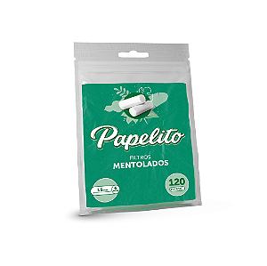 Filtro Papelito Menta 6 x 15mm - Unidade