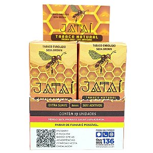 Tabaco Pré-Enrolado Jataí Virginia Gold - Display 10 un