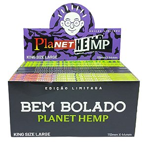 Seda Bem Bolado x Planet Hemp Large King Size - Display 30 un