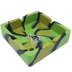 Cinzeiro Squadafum Silicone Quadrado Tie Dye - Unidade