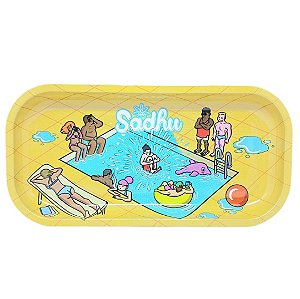 Bandeja Metal Retangular Sadhu 'Salto Splash' - Unidade