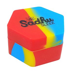 Container Silicone Sadhu Hexagonal Colorido 26ml - Unidade