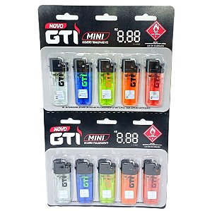 Isqueiro GTI Transparente Pequeno - Display 10 un