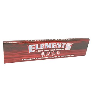 Seda Elements Red Slim King Size - Unidade
