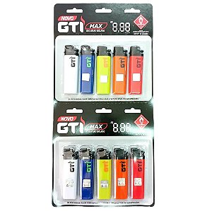 Isqueiro GTI Color Grande - Display 10 un