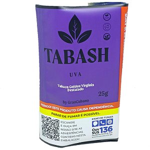 Tabaco Tabash Uva - Unidade