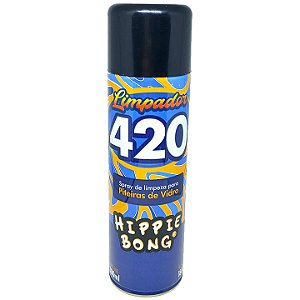 Limpador 420 Spray de Limpeza p/ Piteira de Vidro Hippie bong - Unidade