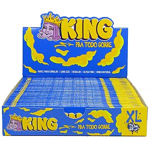 Seda King Paper Tradicional Long Size - Display 25 Un