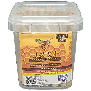 Tabaco Pré-Enrolado Jataí Virginia Gold - Pote 45 Un