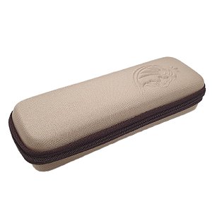 Case Puff Slim Pequeno Bege - Unidade