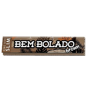 Seda Bem Bolado Brown Slim King Size - Unidade