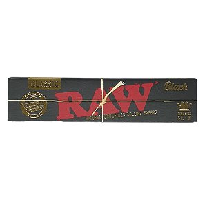 Seda Raw Classic Black Slim King Size - Unidade