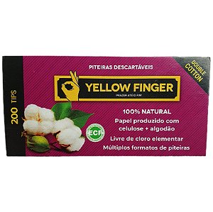 Piteira Yellow Finger Double Cotton - Unidade