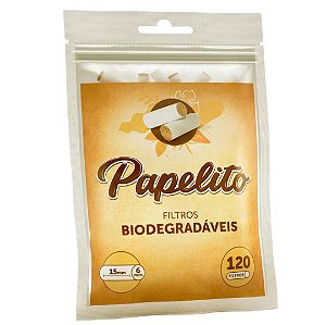 Filtro Papelito Biodegradável 6 x 15mm - Unidade