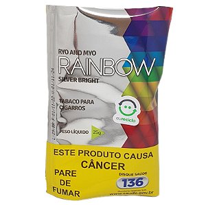 Tabaco Rainbow Silver Bright 25g - Unidade