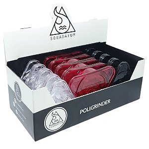 Dichavador Squadafum Triângulo Acrílico 2 Partes - Display 12 un