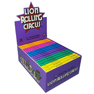 Seda Celulose Lion Rolling Circus 1 1/4 - Display 18 un