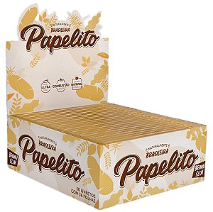 Seda Papelito Brown Slim King Size - Display 50 un