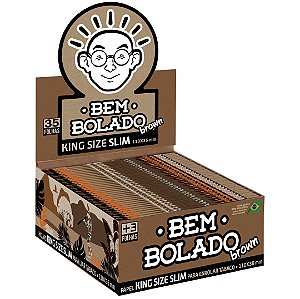 Seda Bem Bolado Brown Slim King Size - Display 50 un