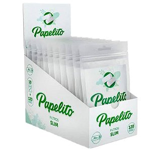 Filtro Papelito Slim 5,3 x 15mm - Display 10 un