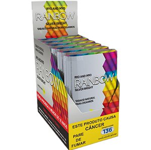 Tabaco Rainbow Silver Bright 25g - Display 6 un