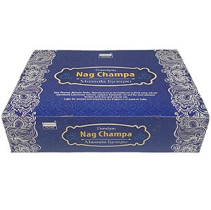 Incenso Nag Champa Darshan Massala (Azul) - Display 25 un