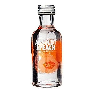 Vodka Absolute Apeach Miniatura 50ml - Unidade