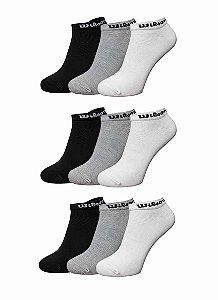 Kit pares de meias soquete wilson Unissex
