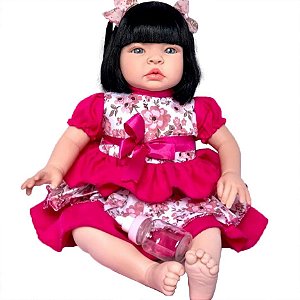 Boneca Bebê Tipo Reborn - Kit Acessórios - Sidnyl