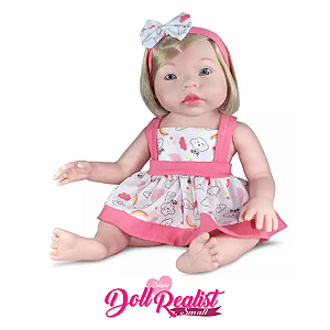 Boneca Doll Realist Small Vestido Bebê Infantil