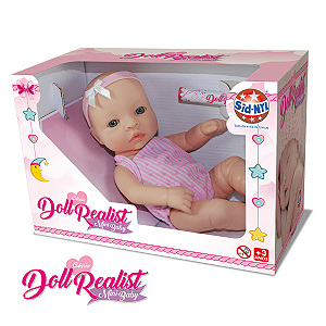 Boneca Doll Realist Mini Baby Bebê Realista