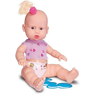 Boneca Bebê Xixizinho Brinquedo Infantil Realista