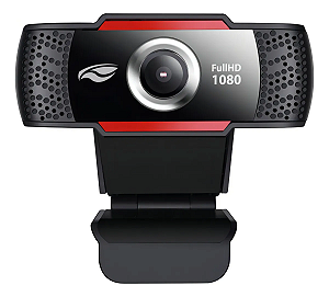 Webcam C3Tech WB-100BK Full HD 1080p 30FPS Microfone USB
