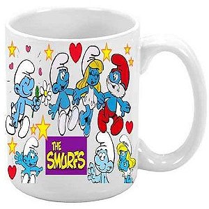 Caneca Personalizada Smurfs