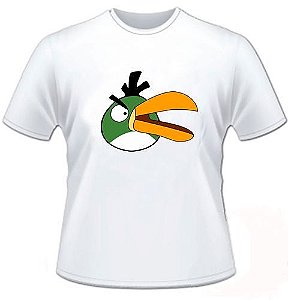 Camiseta Personalizada AngryBirds-papagaio