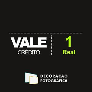 Vale Crédito de 1 real