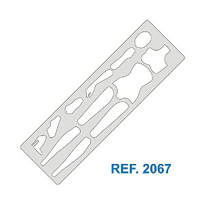 Régua Croqui Desenho de Moda - Corpo Feminino Articulado