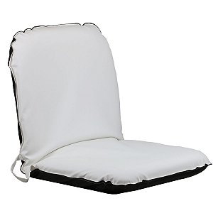 Assento Mobile Branco Em Pu Reclinável Cadeira Portátil