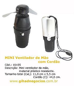 Mini Ventilador de Mao 10105 - MAIS MODELOS