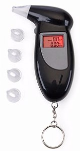 Bafómetro Etilômetro Digital Lcd Medidor Álcool - Chaveiro