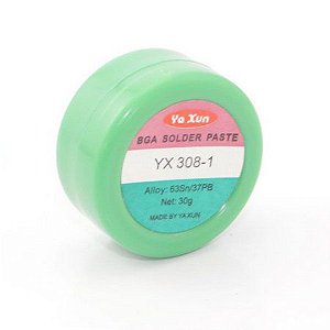 Solda Em Pasta Yaxun YX-308 Com 30 Gramas - SN63 PB37