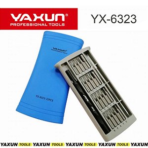 Kit Chaves Ferramentas Yaxun Yx-6323 Alta qualidade - 22 em 1