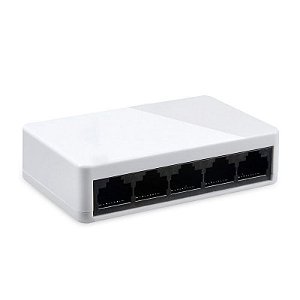 Switch 5 Portas Fast Ethernet 10/100 Mbps - Antek