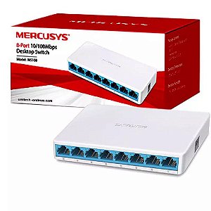 Switch Mercusys 8 Portas 10/100Mbps MS108