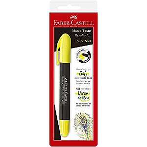 Caneta Marca Texto Faber Castell Super Gel Super Soft Amarelo 155707
