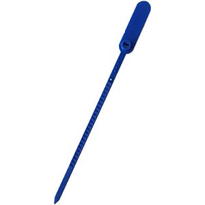 Lacre para malote Escada PP 16 cm Azul - Tykheplas 100pçs